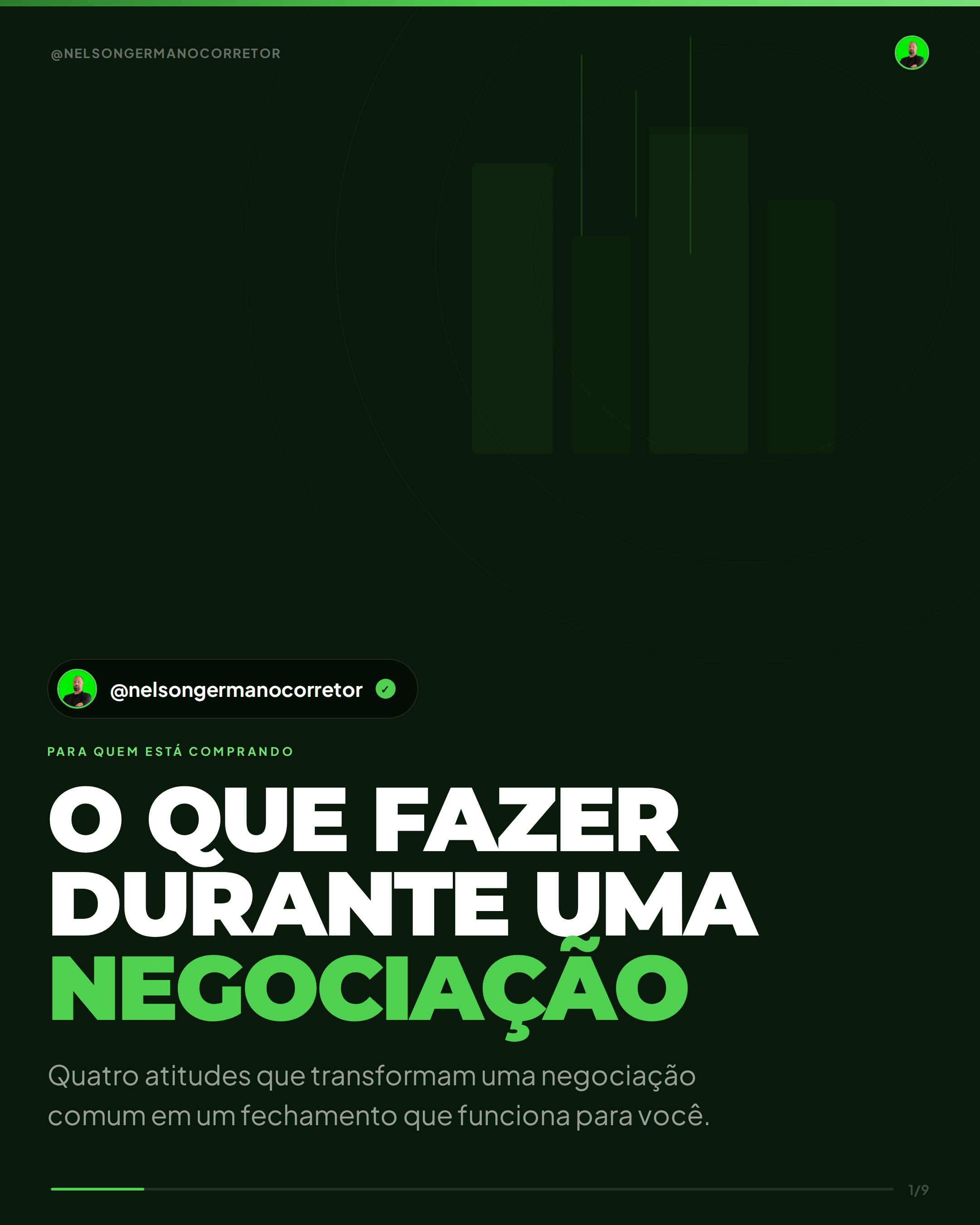 O que fazer durante uma negociação