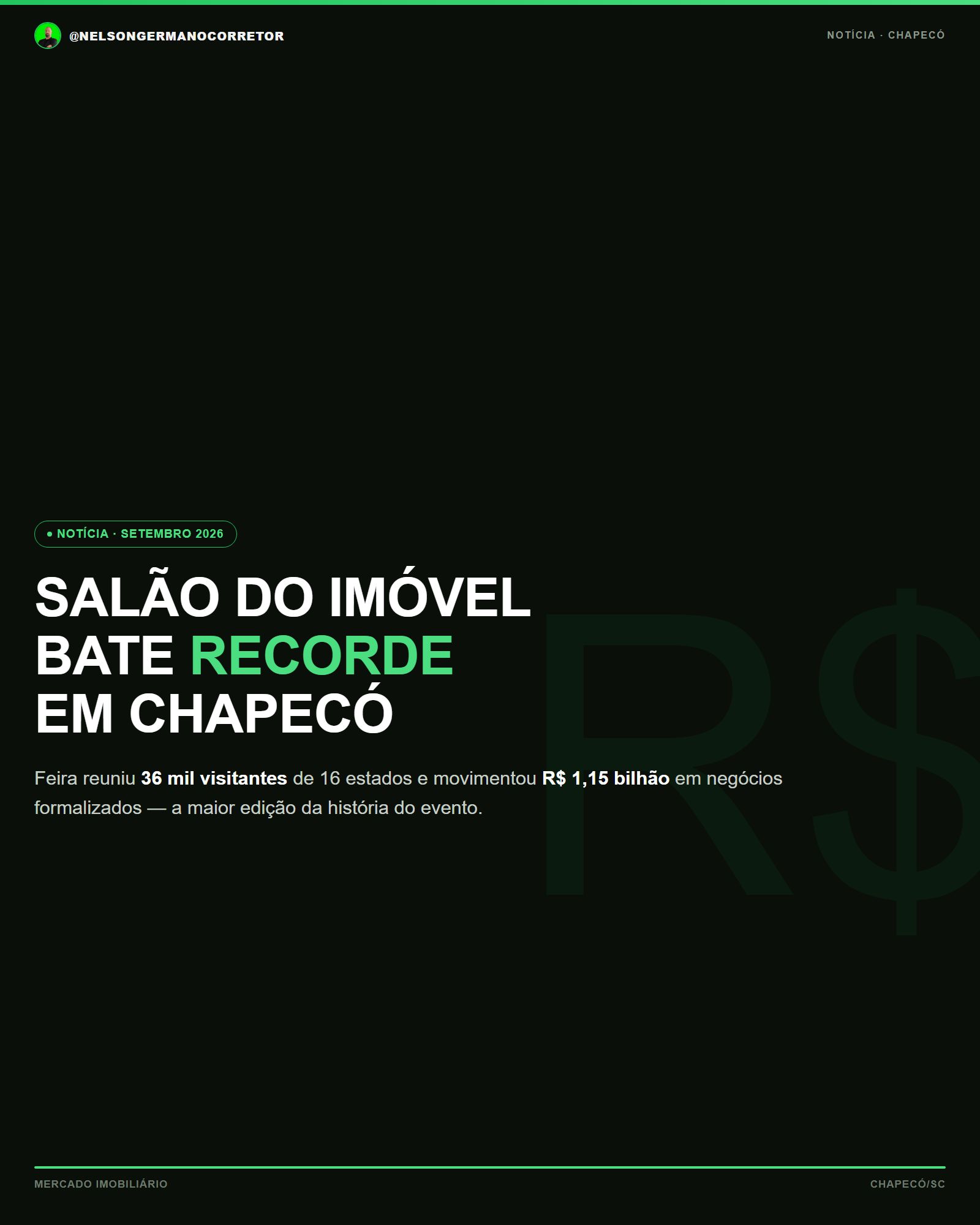 Salão do Imóvel bate recorde em Chapecó